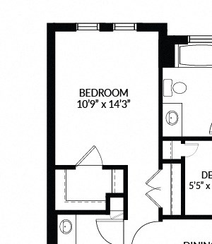 C1 - BW Floor Plan C1 - BW Floor Plan at Windsor at Delray Beach, Florida, 33483